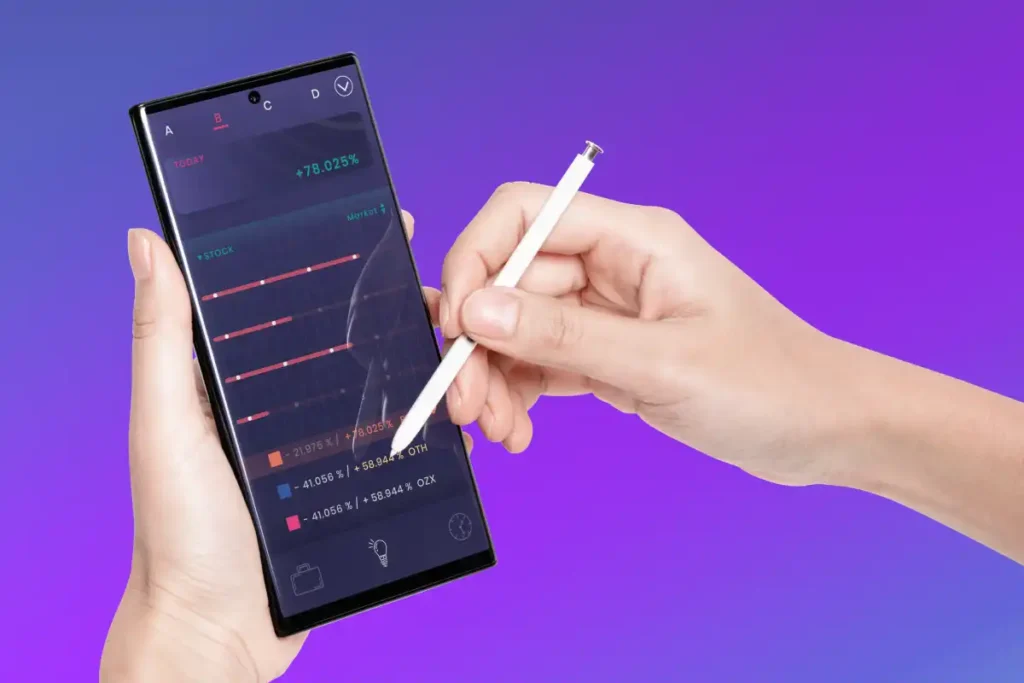 mobile-phone-screen-product-showcase
