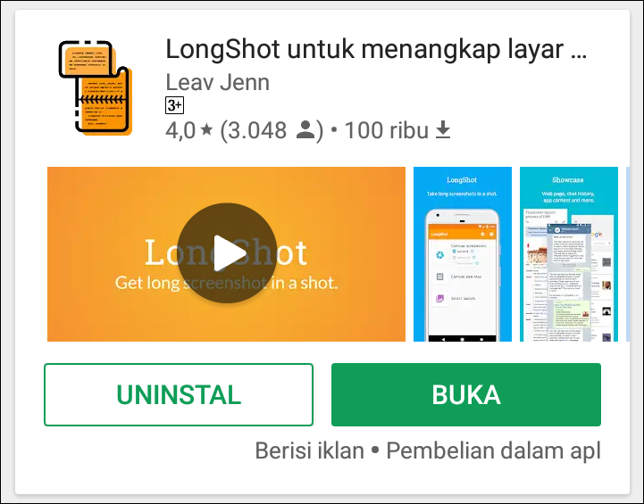 2 Cara Screenshot Panjang (Long Screenshot) di Semua Android, Mudah! 2 Cara Screenshot Panjang (Long Screenshot) di Semua Android, Mudah!