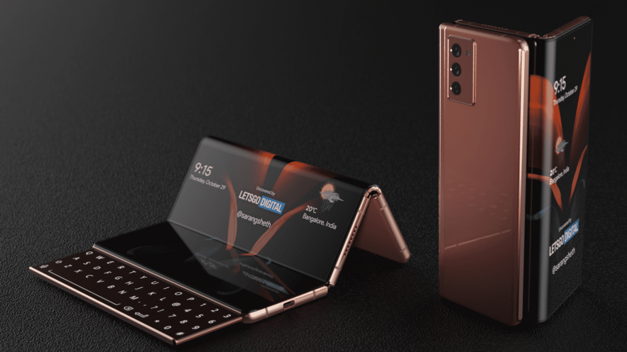 Konsep Ponsel Layar Lipat Samsung Dengan Keyboard Geser dan Dibekali S-Pen Teknologi Layar Lipat Android 2024: Semakin Canggih dan Tipis