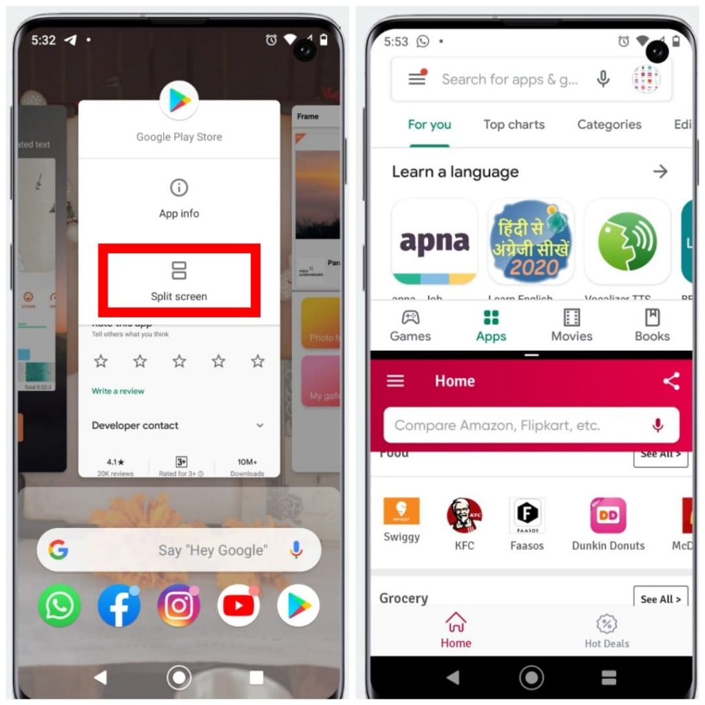 Android 10 -How to use split-screen multitasking? - Tradetu Blog Android 10 -How to use split-screen multitasking? - Tradetu Blog