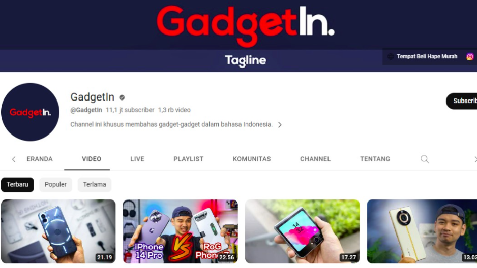 3 Rekomendasi Channel Youtube Teknologi yang Wajib Kamu Subscribe! Rekomendasi Channel YouTube Teknologi Berbahasa Indonesia
