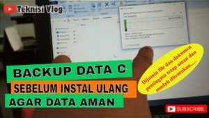 TIPS BACKUP DATA SEBELUM INSTAL ULANG AGAR DATA TIDAK HILANG - YouTube