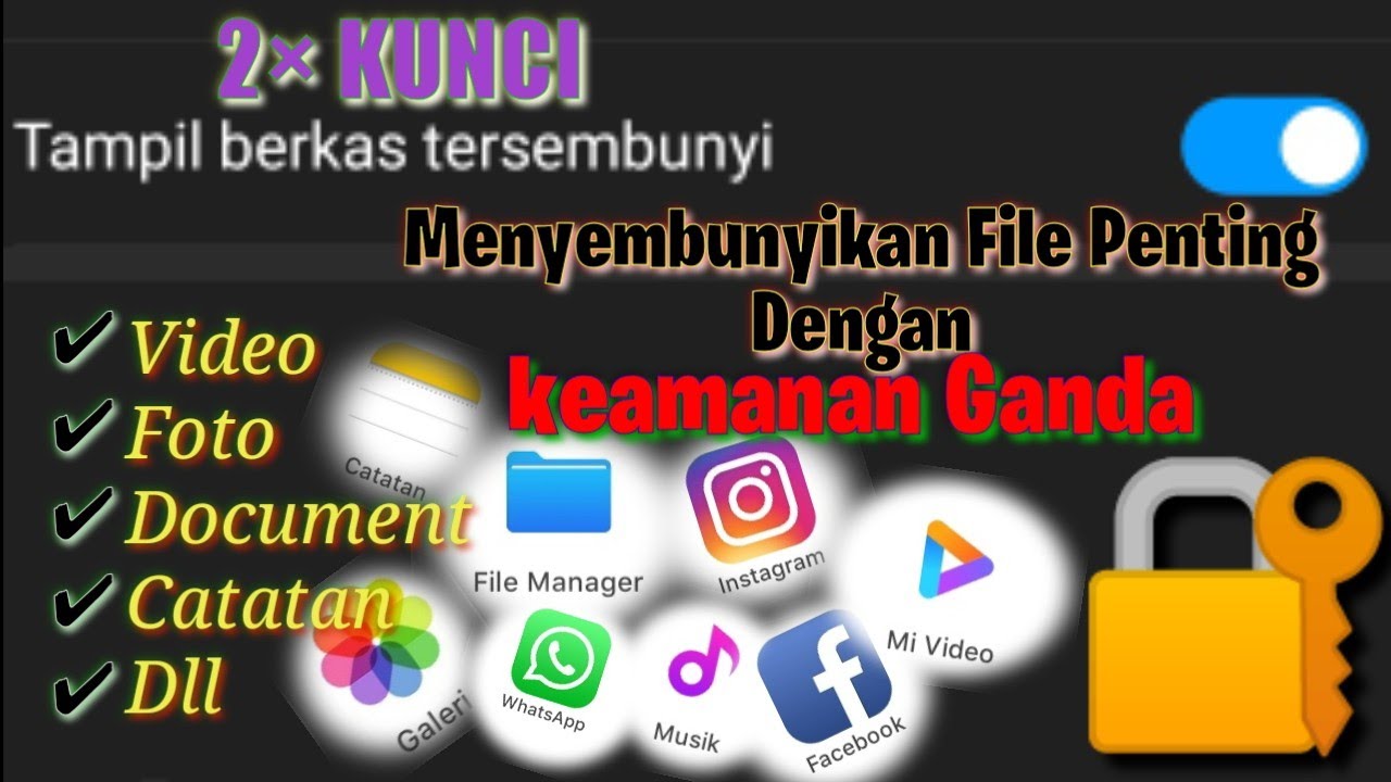 Cara Menyembunyikan Aplikasi Di Semua Android - YouTube Cara Menyembunyikan File Rahasia di Android