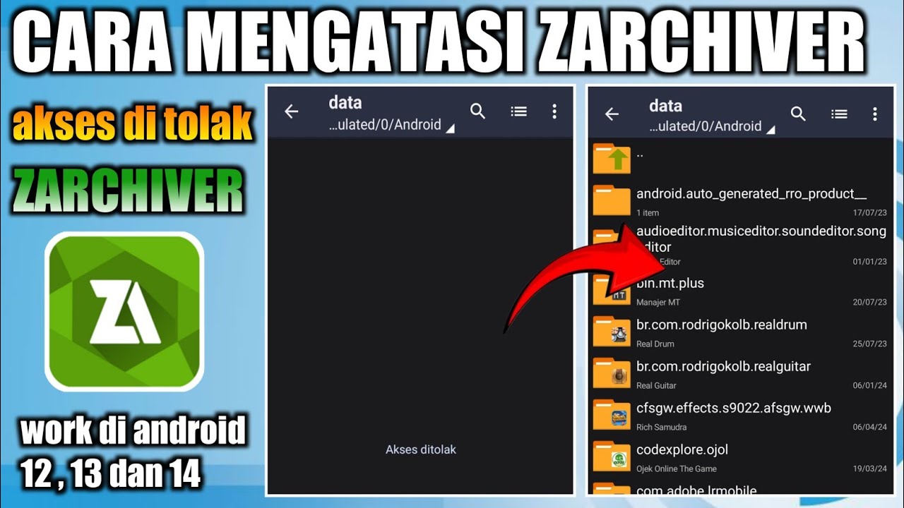 Cara Mengatasi Akses Ditolak di ZArchiver Saat Membuka Folder Data ... Cara Mengatasi Akses Ditolak di ZArchiver Saat Membuka Folder Data ...