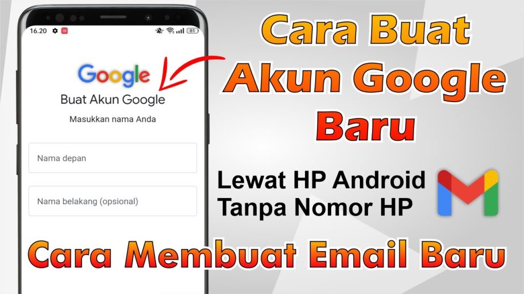 Tutorial Membuat Akun Google Baru di Android