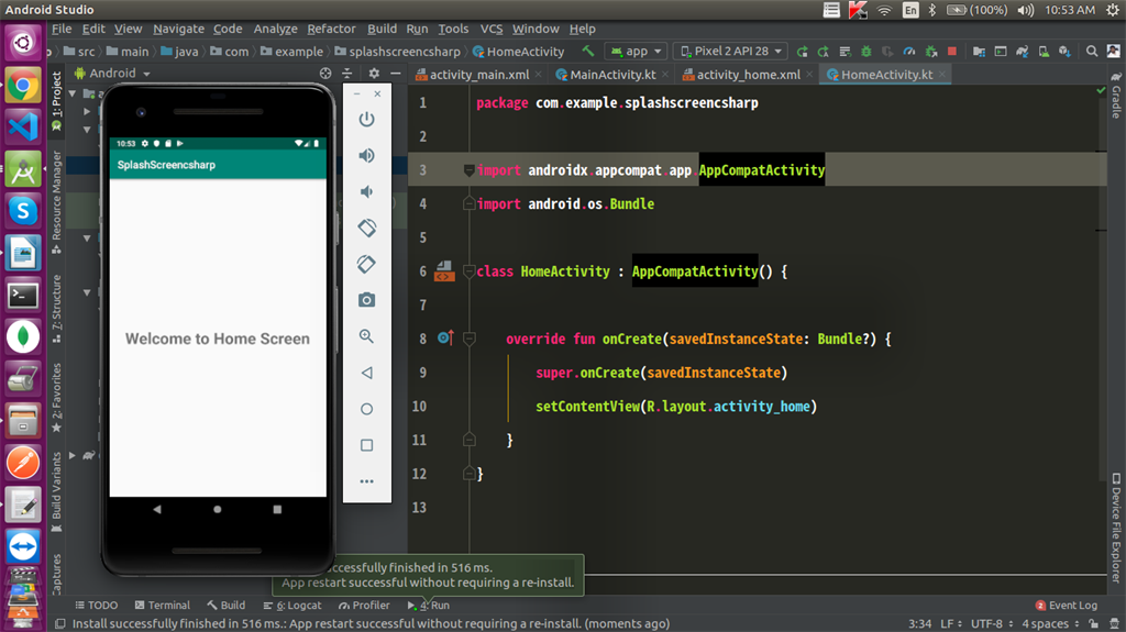 Membuat Splash Screen dengan XML dan Kotlin