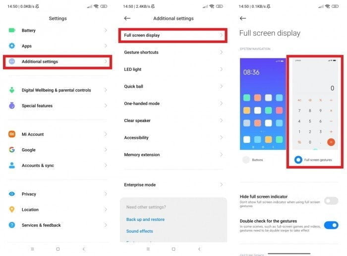 Cara Mengaktifkan Fitur Navigasi Gesture Xiaomi - OAtekno.com Cara Gunakan Gestur Tersembunyi Android